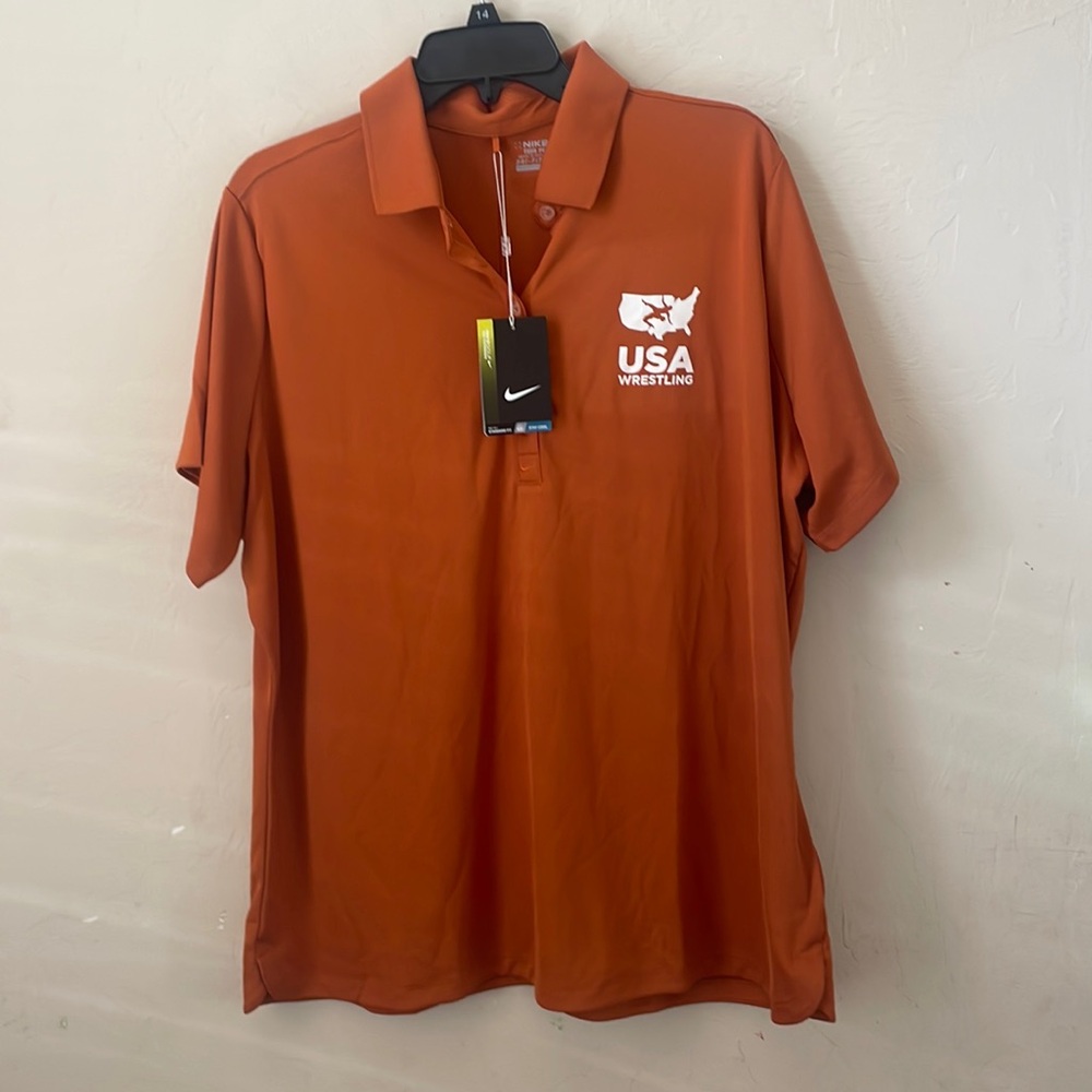 NWT Nike USA Wrestling Dri-Fit Polo! 3X
